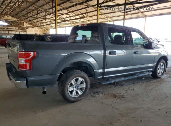 1FTEW1C51KKC90001 2019 FORD F150 Серый Передняя правая четверть