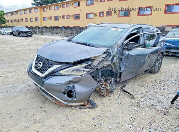 5N1AZ2MJ5KN155167 2019 NISSAN MURANO Charcoal Rear left