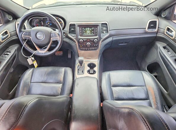 1C4RJFBG3GC307804 2016 JEEP GRAND Black Սարքավորումների վահանակի տեսք