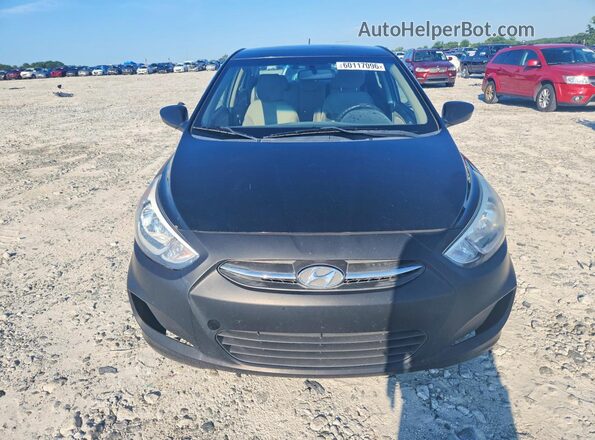 KMHCT4AE8GU003927 2016 HYUNDAI ACCENT Black Հետևի տեսք