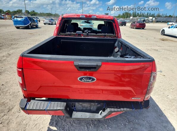 1FTEW1CP4KFA29973 2019 FORD F150 Red Вид салону спереду