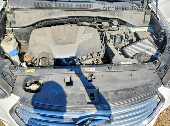 KM8SRDHF6HU252110 2017 HYUNDAI SANTA White Շարժիչի բաժամունքի տեսք