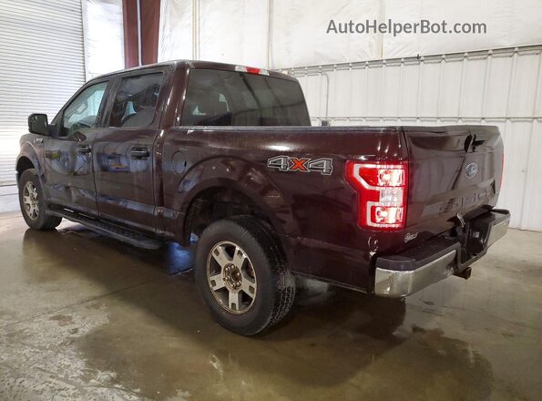 1FTEW1E57JKF43012 2018 FORD F150 Burgundy Հետևի աջ