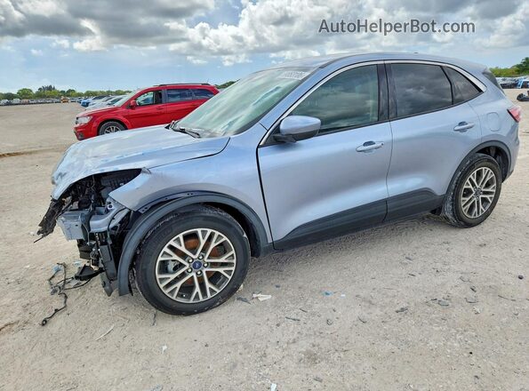 1FMCU0H67NUA81097 2022 FORD ESCAPE Silver Rear left