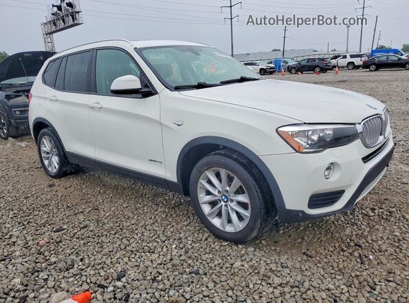 5UXWX9C59G0D85510 2016 BMW X3 White წინა ხედი