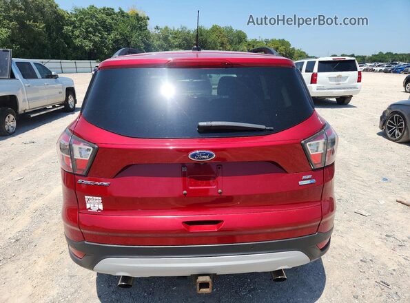 1FMCU9G93HUA82199 2017 FORD ESCAPE Red Widok wnętrza z przodu