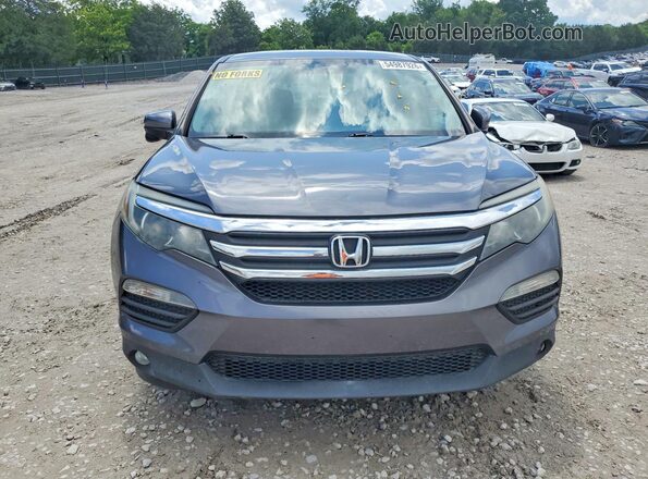 5FNYF5H3XGB025528 2016 HONDA PILOT Gray Вид ззаду