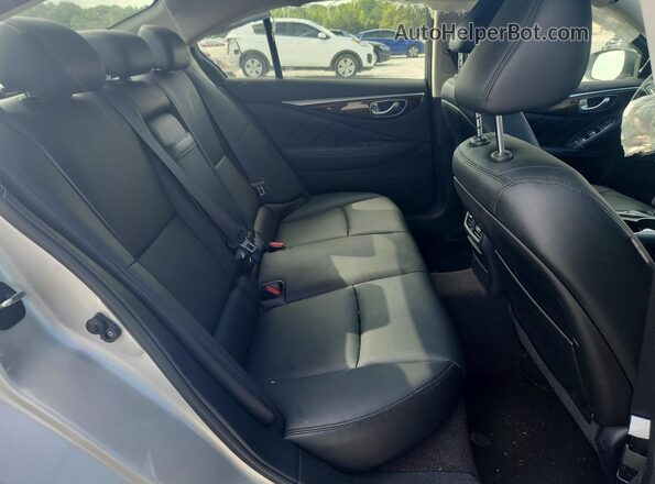 JN1EV7APXJM362927 2018 INFINITI Q50 Gray Rear interior view
