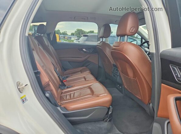 WA1AAAF76JD005400 2018 AUDI Q7 Белый Вид подкапотного пространства