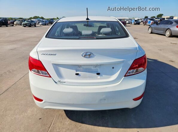 KMHCT4AE5GU075832 2016 HYUNDAI ACCENT White წინა სალონის ხედი