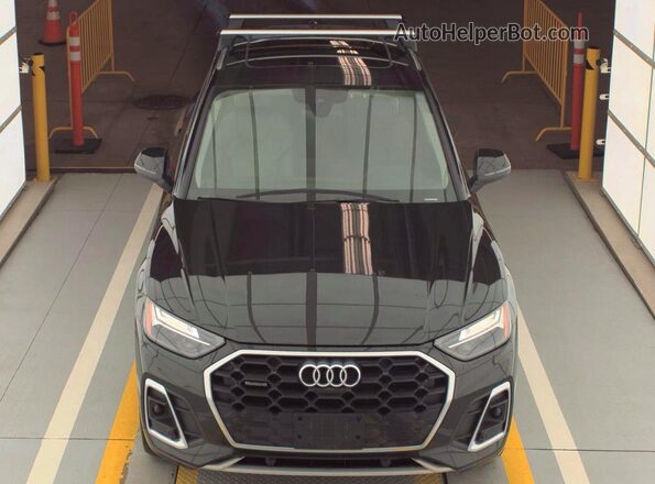 WA1EAAFY1N2063796 2022 AUDI Q5 Black VIN კოდის სტიკერის ხედი