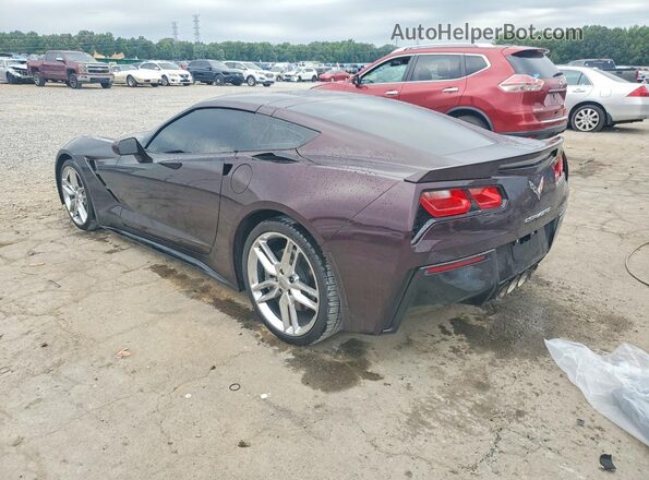 1G1YB2D75H5109061 2017 CHEVROLET CORVETTE Black უკანა მარჯვენა