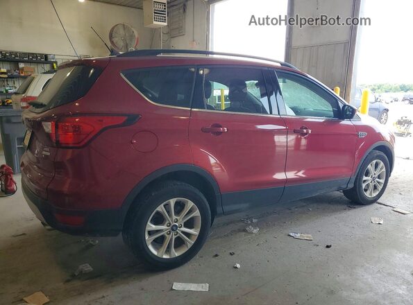 1FMCU0HD3KUA50620 2019 FORD ESCAPE Красный Передняя правая четверть