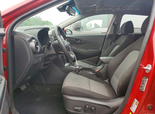 KM8K6CAA2KU325448 2019 HYUNDAI KONA Red წინა პანელის ხედი