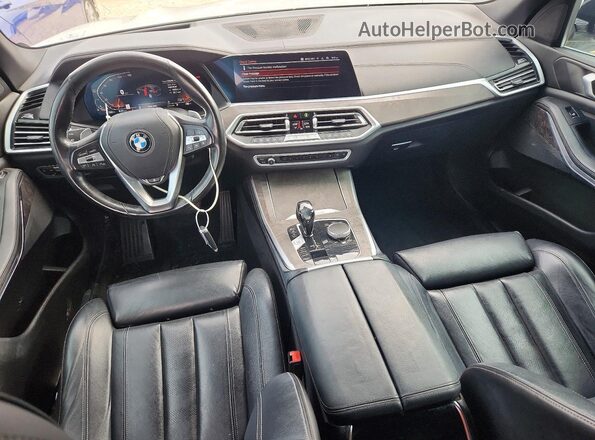 5UXCR6C5XKLL05633 2019 BMW X5 White Vista del cuadro de instrumentos