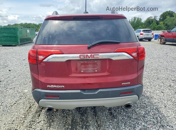1GKKNULS6HZ184693 2017 GMC ACADIA Красный Вид салона спереди