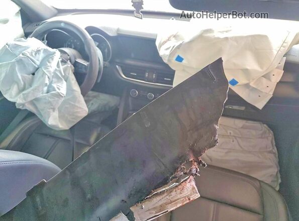 ZASPAJAN5N7D28208 2022 ALFA ROMEO STELVIO White Սարքավորումների վահանակի տեսք