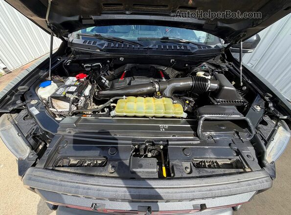 1FTFW1RG2KFB90303 2019 FORD F150 Black წინა პანელის ხედი