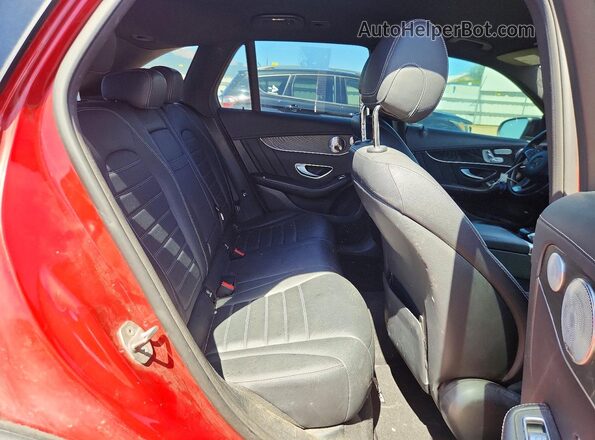 WDC0G6EB5HV011058 2017 MERCEDES-BENZ GLC-CLASS Burgundy Սալոնի հետևի տեսք