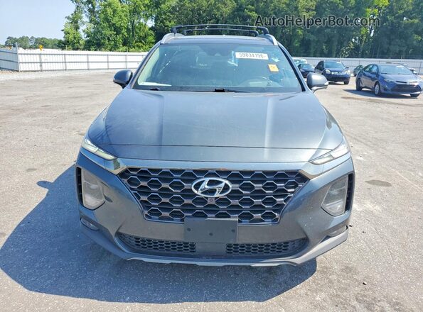 5NMS5CADXLH257667 2020 HYUNDAI SANTA FE Black Rear view