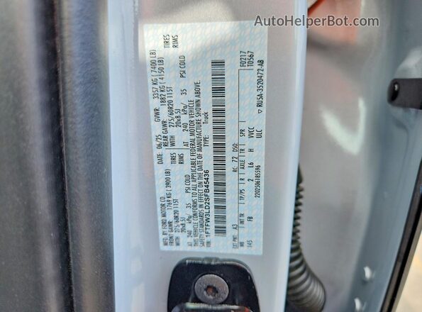 1FTFW3LD2SFB45436 2025 FORD F150 White Widok naklejki z numerem VIN