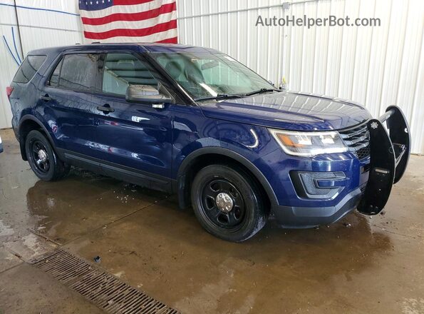 1FM5K8AR2JGA83382 2018 FORD EXPLORER Blue წინა ხედი