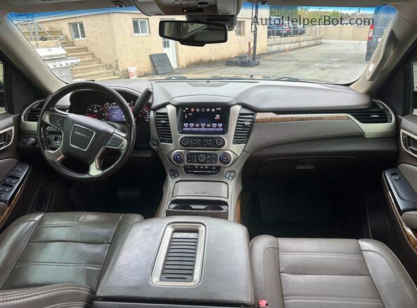 1GKS2CKJ1GR129613 2016 GMC YUKON Black უკანა სავარძლების ხედი