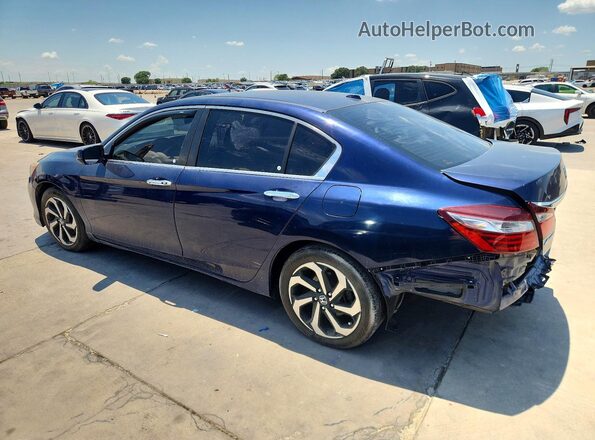 1HGCR2F72HA296634 2017 HONDA ACCORD Blue Tył prawy