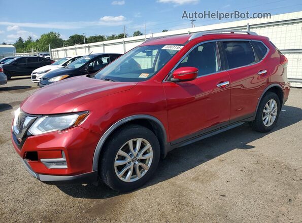 JN8AT2MV6HW277018 2017 NISSAN ROGUE Красный Задняя левая четверть