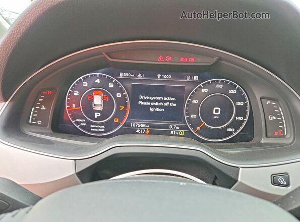 WA1LHAF77KD017853 2019 AUDI Q7 White Widok tylnych siedzeń