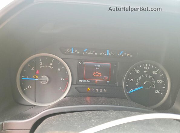 1FTEW1EG4HFB95299 2017 FORD F150 White Widok tylnych siedzeń