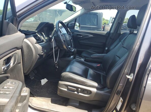 5FNYF6H52GB054576 2016 HONDA PILOT Gray Вид панелі приладів