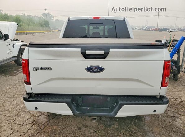 1FTEW1EG4HFB95299 2017 FORD F150 White Widok wnętrza z przodu