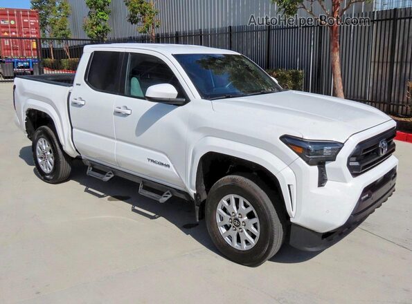 3TMLB5JN2RM006889 2024 TOYOTA TACOMA White უკანა მარჯვენა