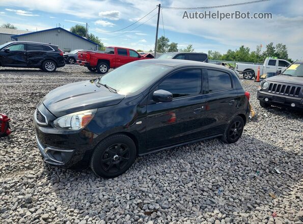 ML32A3HJ9HH015777 2017 MITSUBISHI MIRAGE Черный Задняя левая четверть