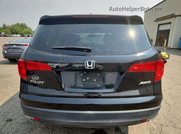 5FNYF6H85GB055232 2016 HONDA PILOT Черный Вид салона спереди