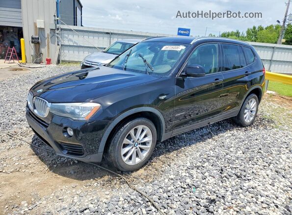 5UXWX9C34H0T25499 2017 BMW X3 Black Rear left
