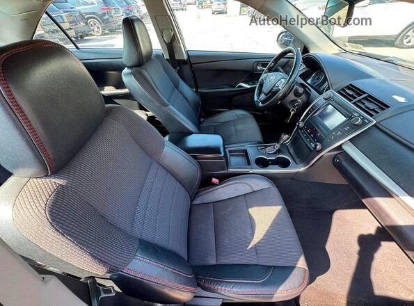 4T1BF1FK7GU238321 2016 TOYOTA CAMRY Black Դիմացի տեսք