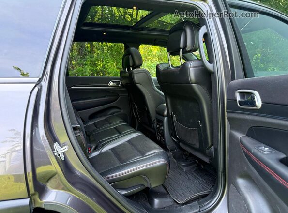 1C4RJFLGXJC300287 2018 JEEP GRAND Gray წინა სალონის ხედი