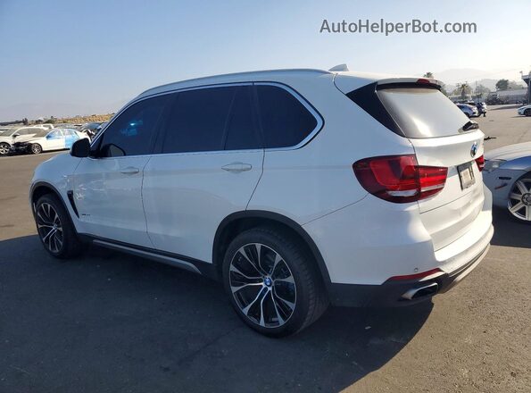 5UXKR2C57J0X08313 2018 BMW X5 White Trasero derecho