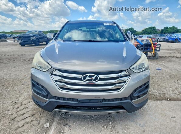 5XYZT3LB2GG357682 2016 HYUNDAI SANTA Beige Widok z tyłu