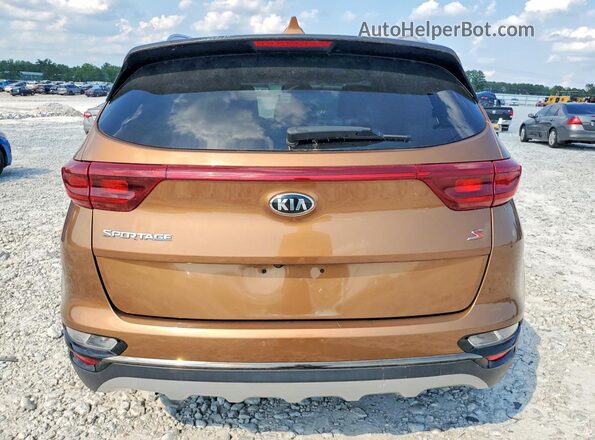 KNDP63ACXL7769690 2020 KIA SPORTAGE Коричневый Вид салона спереди