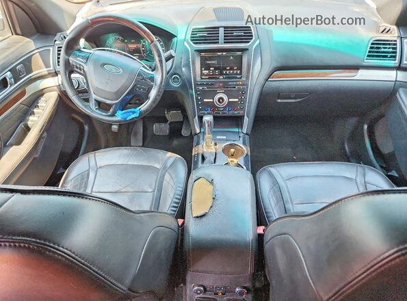 1FM5K8HTXGGC57113 2016 FORD EXPLORER Black Սարքավորումների վահանակի տեսք