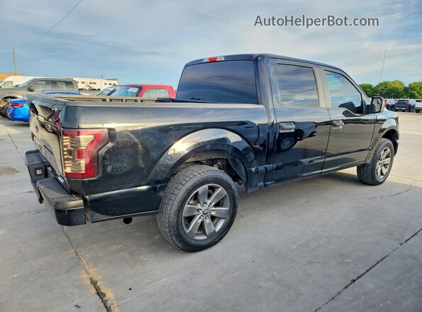 1FTEW1CP1JKC62893 2018 FORD F150 Black Przód prawy