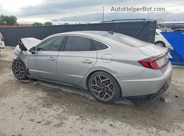 KMHL14JC2PA274374 2023 HYUNDAI SONATA Silver Rear right