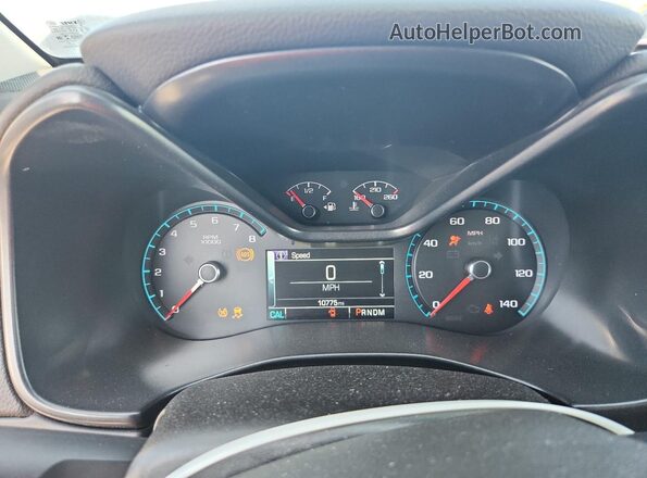 1GCHSCE39G1303090 2016 CHEVROLET COLORADO Бордовый Вид задних сидений
