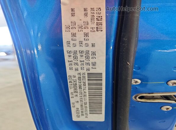 1C4PJMBN3KD481885 2019 JEEP CHEROKEE Синий Панорамный вид салона 360°