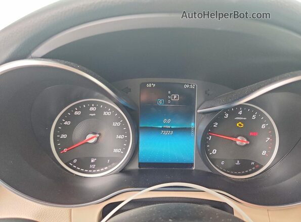 W1N0G8DBXMV278637 2021 MERCEDES-BENZ GLC-CLASS White Widok tylnych siedzeń