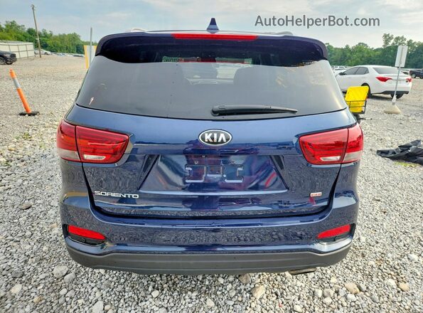 5XYPGDA37KG505346 2019 KIA SORENTO Blue Widok wnętrza z przodu
