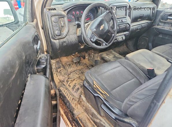 3GCNYAEF9LG322346 2020 CHEVROLET SILVERADO White ხელსაწყოთა პანელის ხედი